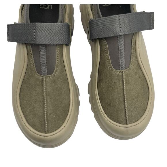 UGG Peakmod Lowcut Shoes Mens Size 13 Olive Green Mules 1171355 Suede Neoprene main image 10